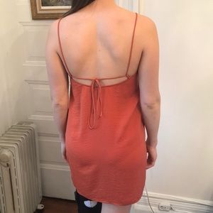 Orange Shift Dress